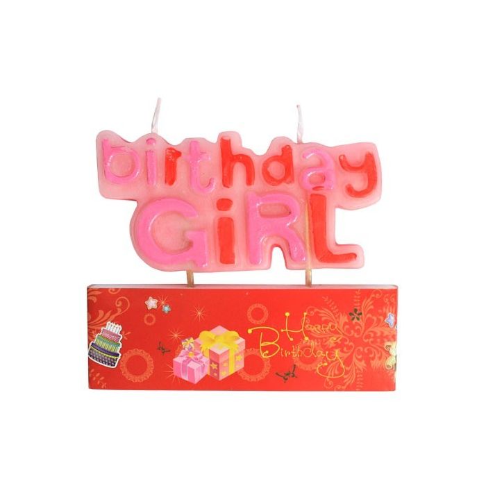 Verjaardagskaars Meisje