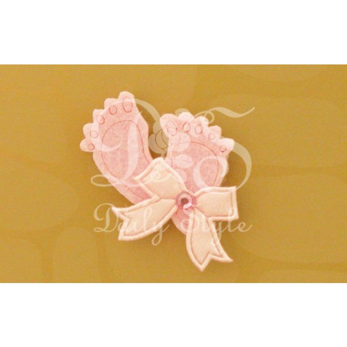 Decoratie Vilt Voetjes Roze