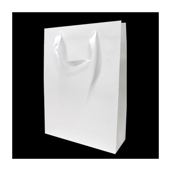 Kartonnen Cadeautas L Wit 