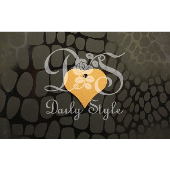 Bedankkaartje Hart Goud