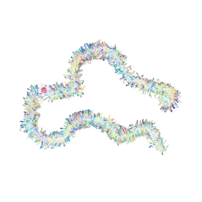 Kerstslinger Parelmoer Wit - 2 meter 