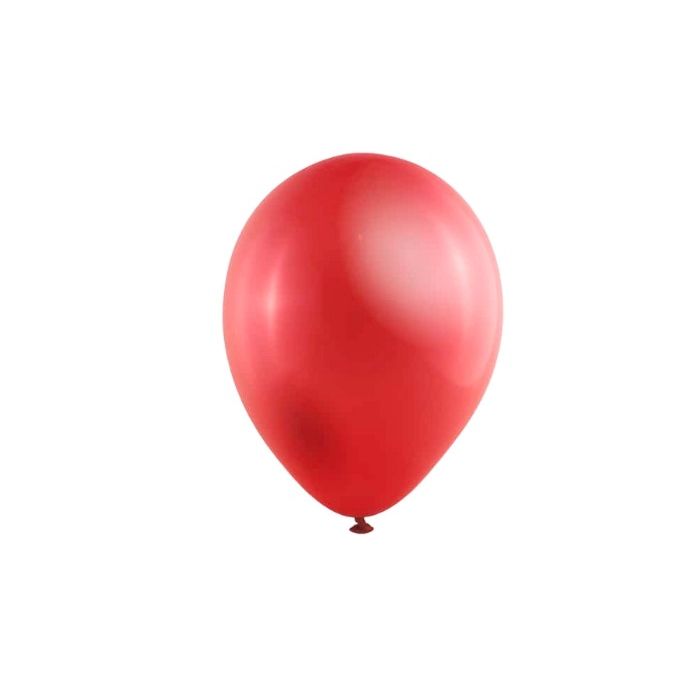 Mini metallic ballonnen rood