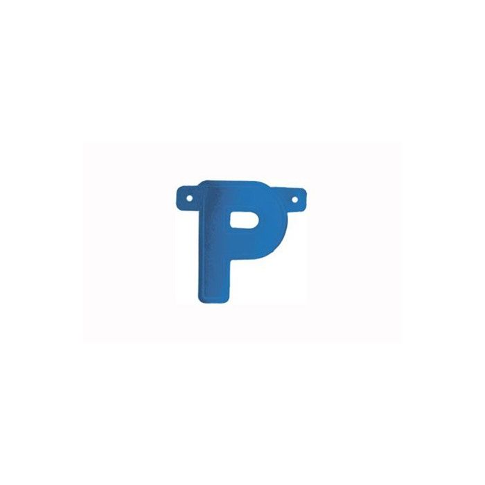 Letterslinger P Blauw