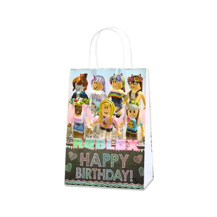 Cadeautasjes Roblox Happy Birthday