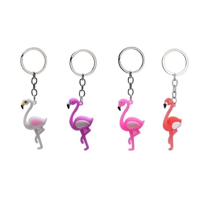 Flamingo sleutelhanger