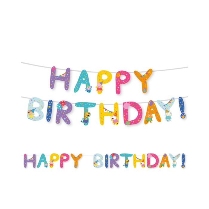 Letterslinger Peppa Pig - 3,2m