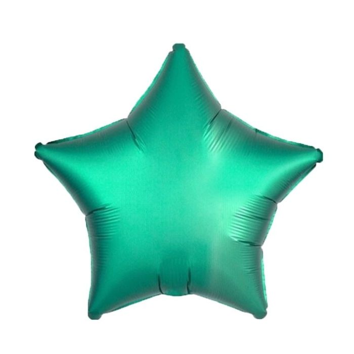 Folieballon Ster Matte Jade Groen
