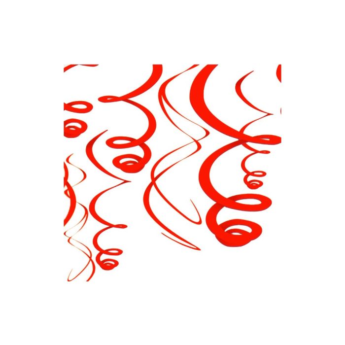 Deco Swirls Rood