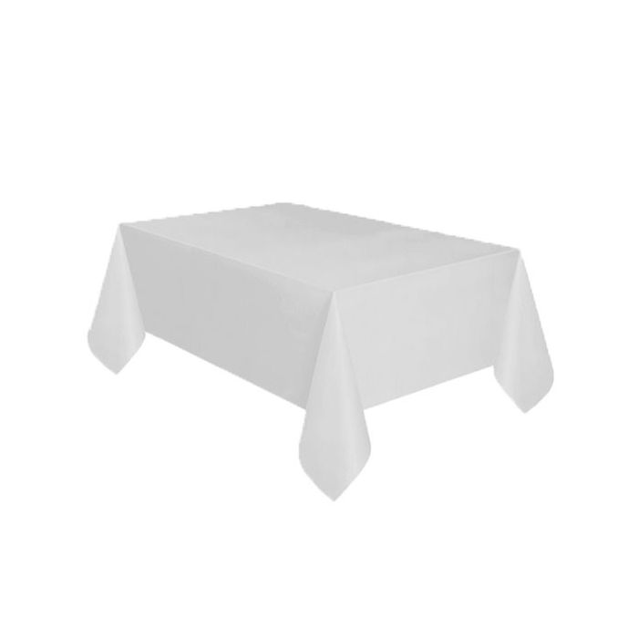 Tafelkleed Plastic Wit XL