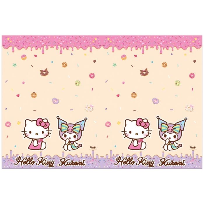 Tafelkleed Hello Kitty & Kuromi
