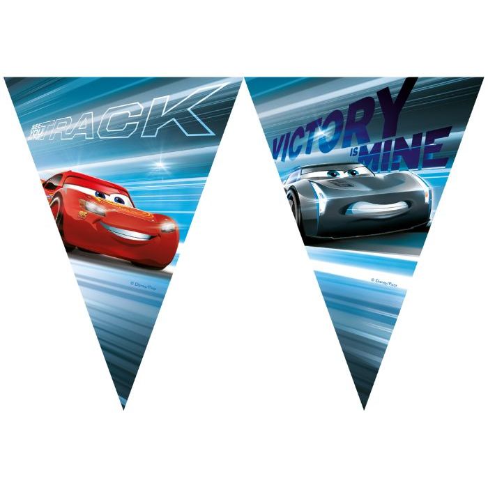 Papieren Vlaggenlijn Cars 