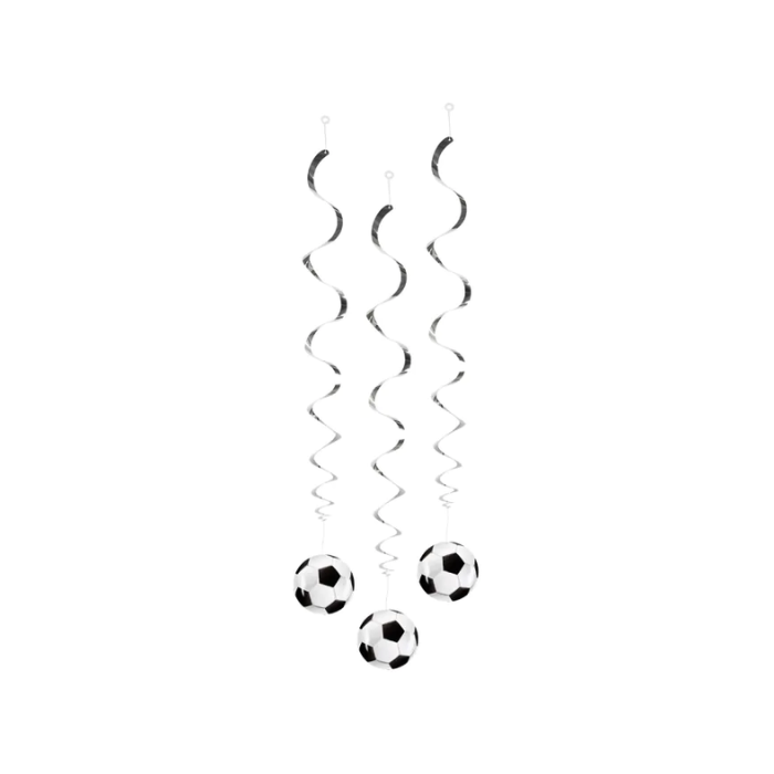 Decoratie Swirls Voetbal