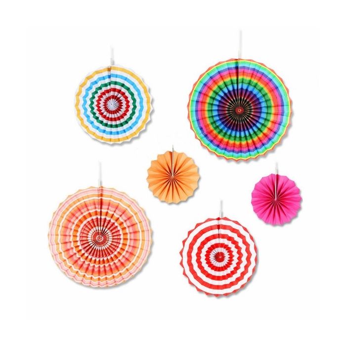 Deco Waaiers Mix 6dlg 