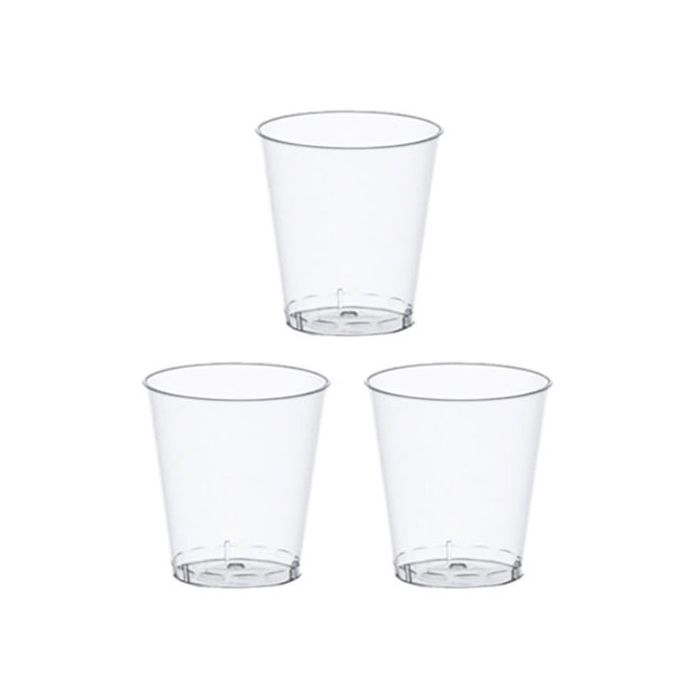 Shotglazen Plastic Transparant 3