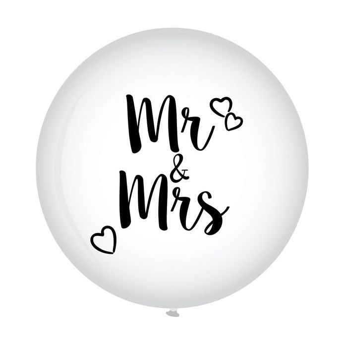 XL Ballon Mr & Mrs
