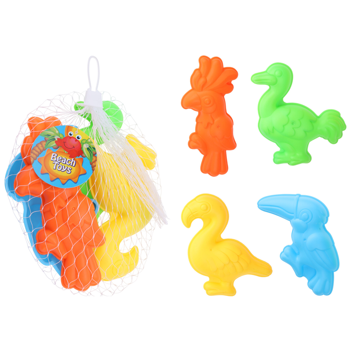 Zandvormpjes Vogels Set (4st)