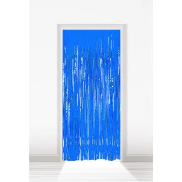 Deurgordijn Blauw