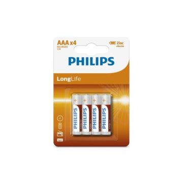 Philips Batterij LongLife AAA (4st) 