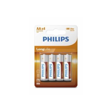 Philips Batterij LongLife AA (4st) 
