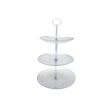 Etagere 3-laags Transparant 