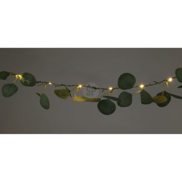 Garland Eucalyptus met LED lampjes - 290cm