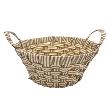 Mand Gevlochten Rond (27cm)