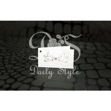 Bedankkaartje Duiven Goud