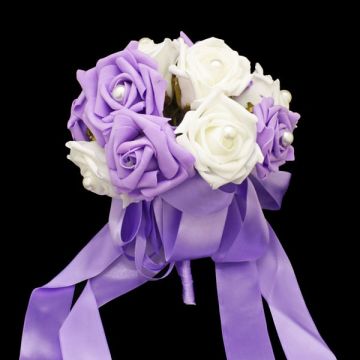 Bruidsboeket 'May' Paars