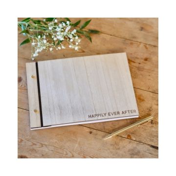 Houten Gastenboek Happily Ever After Ginger Ray