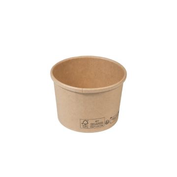Kartonnen Soepkom 240ml Kraft