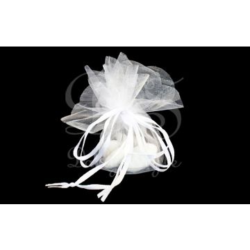 Organzazak Ø35cm Wit