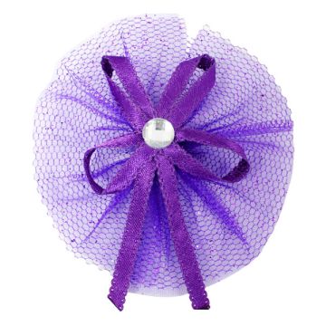 Deco Tule Strik Paars