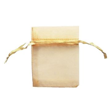 Organzazak S 7x9cm Goud (12st)