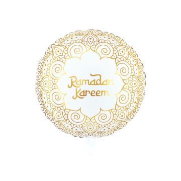 Folieballon Ramadan Kareem Wit & Goud