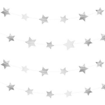 Ster Slinger Metallic Zilver