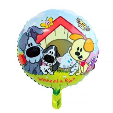 Folie Ballon Woezel en Pip