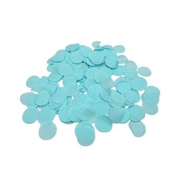 Zijdevloei Confetti Lichtblauw - 40 gram