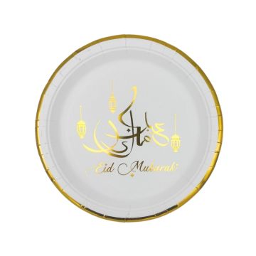 Papieren Borden Eid Mubarak 