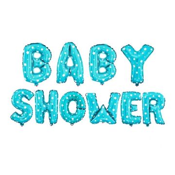 Folie Ballon Babyshower Blauw