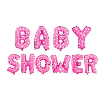 Folie Ballon Babyshower Roze