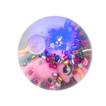 Stuiterbal Unicorn met licht 