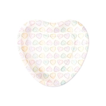 Servetten Hartvorm Watercolor Heart