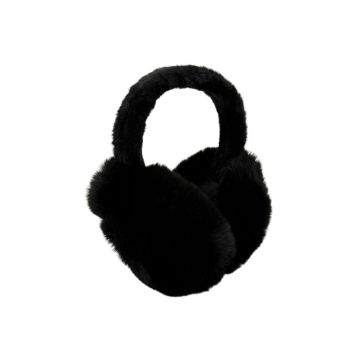 Fluffy Oorwarmer Imitatiebont Grijs