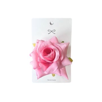 Haarspeld Roos Roze
