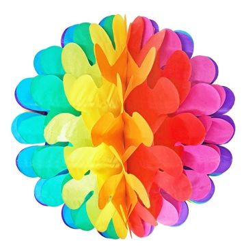 Honeycomb PonPon Ø28cm Mix