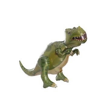 3D Folieballon Dino T-Rex Groen (83x66x33cm)
