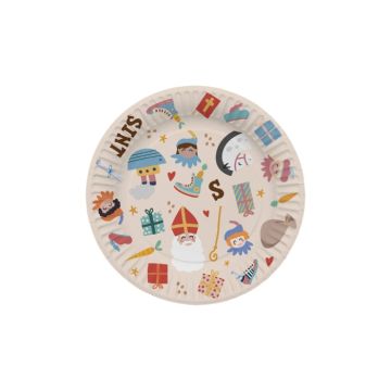 Borden Sint & Pieten 18cm
