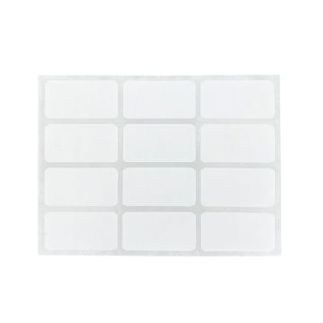 Blanco Etiketten Zelfklevend S (12 op 1 vel, 10 vellen) 