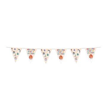 Vlaggenlijn Welkom Sint & Pieten (6m)