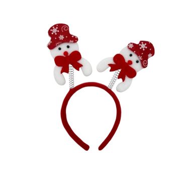 Kerstdiadeem Sneeuwpop